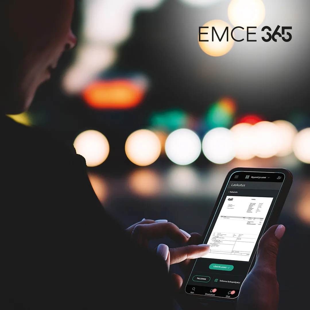 EmCe 365 myyntilaskut kuva