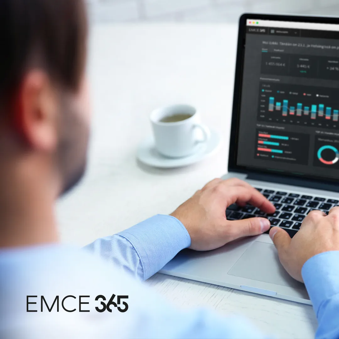 EmCe 365 raportointi kuva